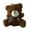 Color:Dark Brown, variant on Mini Bear Cute Plush Bear Keychain Bag Ornament Women Handbag Decorations School Student Backpack Lovely Furry Pendant