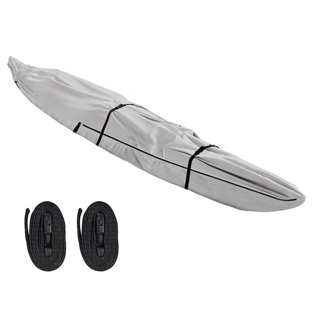 Fankenuo Canoeing Waterproof Cover 10ft 13ft 16ft 18ft 420D Oxford Cloth Dustproof Protection Cover For Kayak Fishing Boat Accessories 10FT