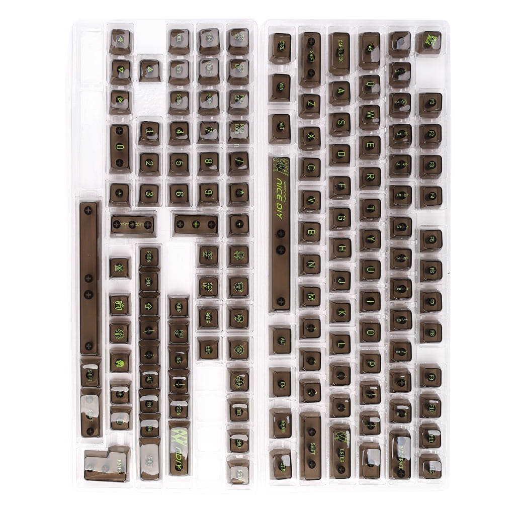 141Key Backlit Keycaps with MDA Height for 84/87/98/104/108 Mechanical Keyboards