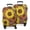 Colorful Sunflower Pattern, variant on Green Sunflower Leaf Pattern Luggage Cover Fashion Suitcase Cover Baggage Covers Fit 25-28 Inch Luggage (Go Travel)