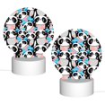 thumbnail image 2 of Naloa Panda Cute Hearts Acrylic LED Night Light Custom LED Lights Personalized Nightlight Customized Gifts for Family Couples Friends, 2 of 9