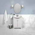thumbnail image 2 of Zenna Home 4001988 24 x 16 x 35.5 in. Single Bathroom Vanity, White, 2 of 3