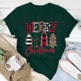 thumbnail image 1 of PVCS T-shirt Décontracté à Col Rond Manches Courtes Imprimé Arbre de Noël pour Femmes, 1 of 6