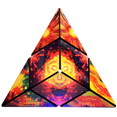 thumbnail image 6 of SHASHIBO Holographic Shape Shifting Box - STEM Magnetic Fidget Cube That Transforms Into Over 70 Shapes, Solar, 1 Pack, 6 of 12