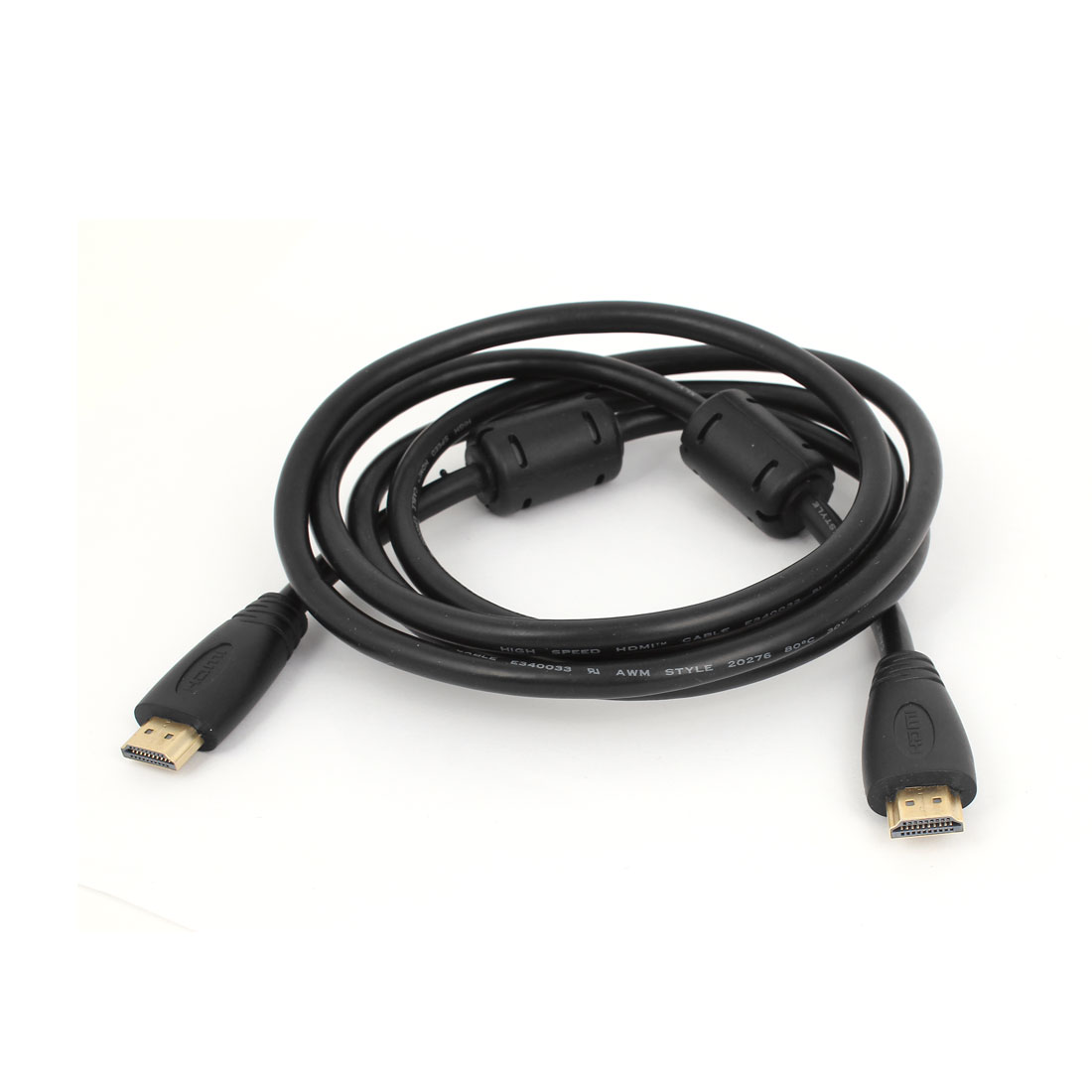 HDMI 19 Pin Male to Male Adapter Connector Extension Cable 6Ft 1.8M