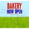 thumbnail image 1 of Bakery Now Open (18" x 24") Yard Sign, Includes Metal Step Stake, 1 of 6