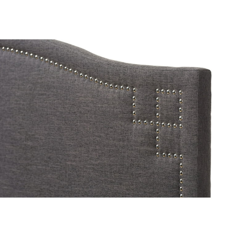 Baxton Studio Aubrey Modern and Contemporary Dark Grey Fabric Upholstered Full Size Headboard Baxton Studio Aubrey Modern and Contemporary Dark Grey Fabric Upholstered Full Size Headboard