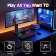 thumbnail image 4 of DAYBETTER Bluetooth Computer Speakers, PC Sound Bar with Deep Bass for Desktop Monitor, Colorful LED Lights, Switch Button USB Powered for Computer Desktop PC Laptop, 4 of 7