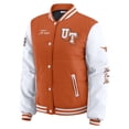 thumbnail image 2 of Women's WEAR by Erin Andrews  Burnt Orange Texas Longhorns Varsity Puffer Jacket, 2 of 6
