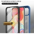 thumbnail image 3 of Case for Galaxy A04E,Galaxy A03 164mm Case,Slim Full-Body Rugged Stylish Protective Clear Back Hybrid 3-in-1 Case with Built-in Screen Protector Phone Case for Samsung Galaxy A04E 4G (Blue), 3 of 12