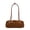 caramel, variant on Genuine Leather Shoulder Bag, Women's Suede Barrel Underarm Handbag Purse