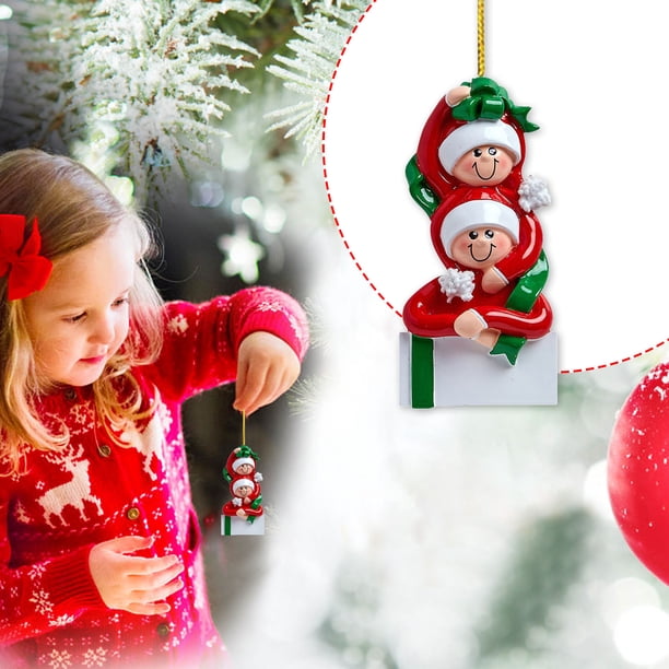 Adornos navideños Tarjeta de listado irregular de madera de Navidad Decoración de árbol de Navidad de madera Wmkox8yii gf6611