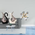 thumbnail image 2 of estatua de cisne,Figuras de cisne,estatuas,decoración del hogar,fiesta de bodas,Figura de escritorio,Figura esférica para escritorio,oficina,decoración del hogar,Estantería decorativa de, 2 of 8