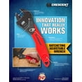 Crescent ATR28 8" Red and Black Ratcheting Adjustable Wrench