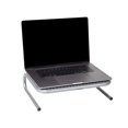 thumbnail image 6 of Mind Reader Monitor Stand, Ventilated Laptop Riser, Desktop Organizer, Metal, 14.5"L x 11.25"W x 4.25"H, Set of 2, Silver, 6 of 10