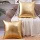thumbnail image 1 of Eucior Fundas De Almohada Decorativas Doradas De 24 X 24, Fundas De Almohada Decorativas, Modernas Fundas De Cojín Metálicas Brillantes, Cojines Para Cama, Sofá, Almohadas Doradas, 1 of 5