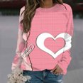 thumbnail image 2 of VBARHMQRT Sweatshirt Blanket Lady Lover Holiday Often Round Collar Without Cap Printed Pullovers, 2 of 4