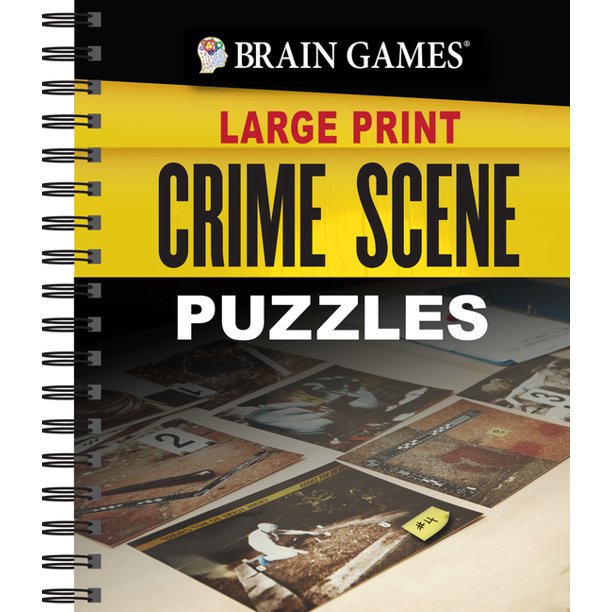 Brain Games Large Print Crime Scene Puzzles (Other)