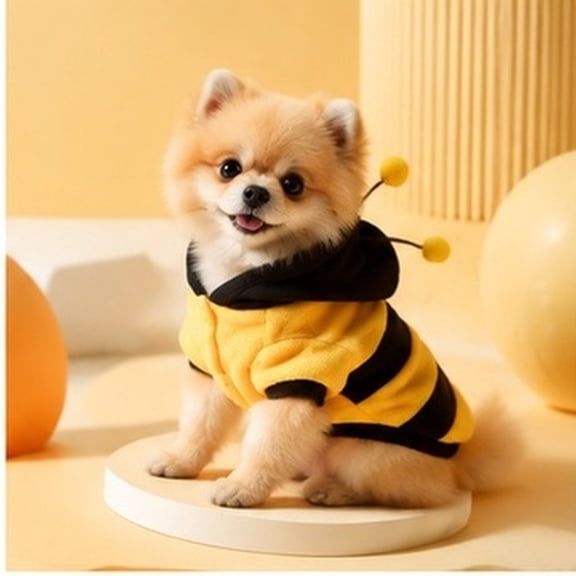 OHOIOLLA Pet Bee Costume Comfortable Decorative Outfit for Small Dogs and Cats