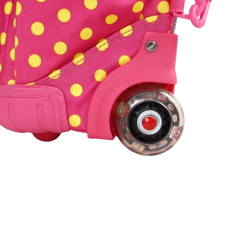 J World Lollipop Kids Rolling Backpack ＆ Lunch Bag Set for Elementary School. Carry-On Suitcase with Wheels, Spaceship 並行輸入品 Lollipop Kids Rolling Backpack With Lunch Bag (16 Inch) in Kiddo