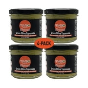 Mario Organic Olive Tapenade Spread with Green Olives 3.5oz (4 pack)