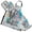 Elephants Birds, variant on 5 Pcs Kitchen Set Heat Resistant Oven Mitts and Non-Slip Pot Holders with Adjustable Cooking Apron Cute Pigs and Fruits