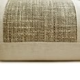 thumbnail image 2 of Funda de cojín decorativa rectangular HomeCentric, beige, 30 x 40 cm (12 x 16 pulgadas). Fundas de cojín multicolor de lino y yute para sofá, cama y patio. Diseño patchwork contemporáneo - June Beige., 2 of 8