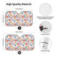 thumbnail image 3 of Disketp Windshield Sun Shade, Car Sun Shade For Front Window Floral Ditsy Sunshades Sun Visor Protector Blocks Uv Rays Foldable, 3 of 9