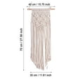 thumbnail image 2 of decor hanging,Wall Hanging Braided Boho Macrame Woven Handmade Art Tapestry Home Room Decor,Beige, 2 of 6