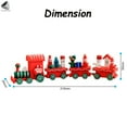 thumbnail image 2 of PULLIMORE Christmas Wooden Train Ornament Xmas Tree Ornaments Kids Gift Toys for Christmas Party Kindergarten Decoration (Green), 2 of 9
