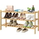 thumbnail image 1 of Zapatero Viewcare de madera de bambú de 3 niveles para 9 a 15 pares, 1 of 8