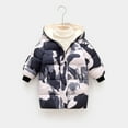 thumbnail image 3 of Winter Coats for Boys Hooded Puffer Jacket Boys Print Jacket Boys Zipper Long Sleeve Waterproof Kids Thicken Jacket Kids Winter Jackets 4-5 Years, 3 of 4