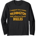 thumbnail image 1 of Et Qui Bat Dallas T-Shirt à Manches Longues - Noir - 4TG, 1 of 2