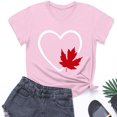 thumbnail image 2 of Camisas de Manga Corta para las Mujeres Impresión de Manga Corta Cuello Redondo, Camisa Casual de Poliéster para las Mujeres, Lavado de Manos, 2 of 6