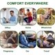 thumbnail image 5 of Seat cushion, memory foam seat cushion, anti-bedsore seat cushion, sciatica seat cushion, compatible with car seats, chairs, wheelchairs, 5 of 5