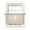 Brown, variant on Orange Stripes Tier Curtains 36 Inch Length,Sheer Curtains for Bedroom Living Room Window Modern Minimalist Vertical Lines Rod Pocket Drapes Kitchen Curtains Small Half Window 27.5"x36" 2 Panels