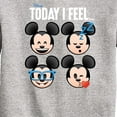 thumbnail image 3 of Disney Emoji - Today I Feel - Toddler And Youth Crewneck Fleece Sweatshirt, 3 of 5