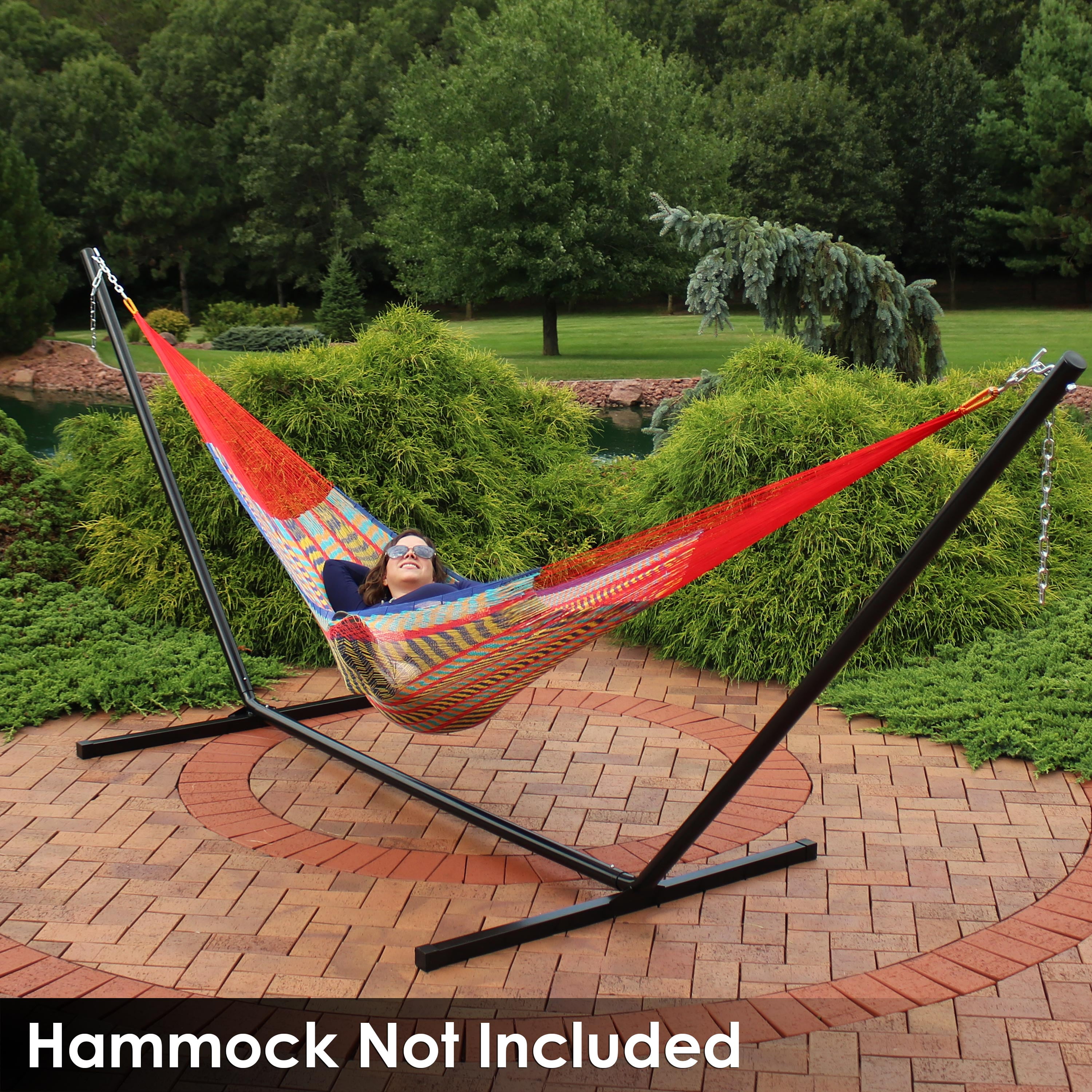 Sunnydaze 15 foot hammock stand hotsell