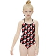 thumbnail image 3 of Ghostbusters Children's One-piece Swimwear Halterneck Swimsuit Summer Beach Girl's Bathing Suits Breathable Beachwear, 3 of 7