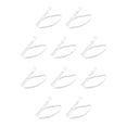 thumbnail image 1 of Qarigey 1 par de correas invisibles transparentes para zapatos para sujetar zapatos sueltos tacones altos mulas Transparente 10piezas Qarigey CBP435781, 1 of 5