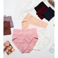 thumbnail image 6 of Wealurre Women's High Waisted Lace Underwear Bikini - Cotton Soft Stretch Hipster Panties for Ladies 5 Pack S-2XL, 6 of 7