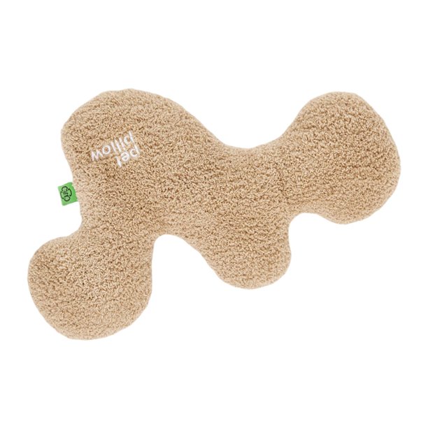 Almohada para gatos, juguete de entrenamiento para interiores, almohada para abrazar a mascotas, lavable a máquina, única caqui