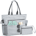 thumbnail image 1 of FTCBJJA Waterproof & Sandproof Beach Tote Bag for Women – Large Capacity Swim Pool Bag Zipper Closure with Small Pouch – Ideal for Beach, Pool, Travel & Weekend Trips, 1 of 5