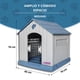 thumbnail image 2 of Casa Para Perro Q Perrón Para Raza Chica Con Puerta Fácil De Ensamblar Color Azul, 2 of 7