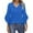 Blue, variant on Yubnlvae Beige Blouses for Women Casual 3/4 Length Sleeve Womens Tops V Neck Tshirts Shirts with Flared Sleeve, L