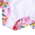 thumbnail image 3 of Uccdo Toddler Girls Long Sleeve Rashguard One-Piece Swimsuit Kids Zipper Bathing Suit Swimwear 2-7T, 3 of 3