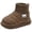 Khaki, variant on Viluyesy Girls Ankle Boots Fleece Lined Winter Warm Comfortable Shoes Kids Snow Boots Black Size 9.5 Toddler
