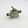 thumbnail image 3 of Lefu Pneumatic Valve TAC2-31V 2 Position 3 Way Toggles Mechanical Valve With Fitting, 3 of 9