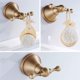 thumbnail image 4 of Perchero de latón antiguo, ganchos para toallas, albornoces, accesorios de baño y cocina, montados en la pared, ganchos para abrigos de bronce cepillado, 4 of 5
