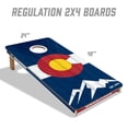 thumbnail image 6 of YouTheFan State of Colorado 2' x 4' cornhole Game, 6 of 6
